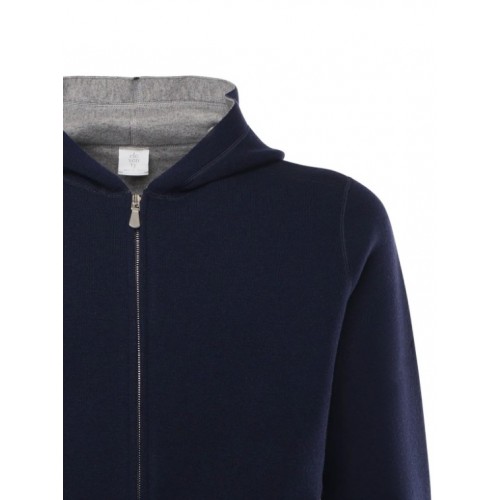 Hanorac ELEVENTY , Hooded Zip-Up Sweater