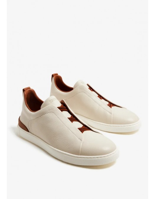 Sneakers Zegna, Low Top,Triple Stitch White - LHCVOS4667ZSPA Sneakers Zegna, Low Top,Triple Stitch White - LHCVOS4667ZSPA