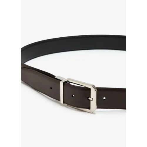 Curea Zegna,Reversible leather belt