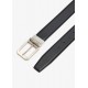 Curea Zegna,Reversible leather belt - LHVICB011PZNTM
