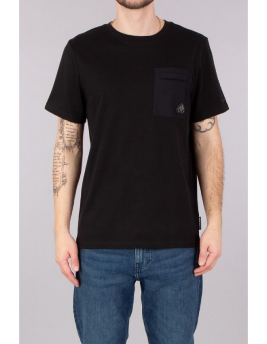 Tricou Moose Knuckles,Slim Fit Pima Cotton Jersey T-Shirt Dalon - M15MT733292