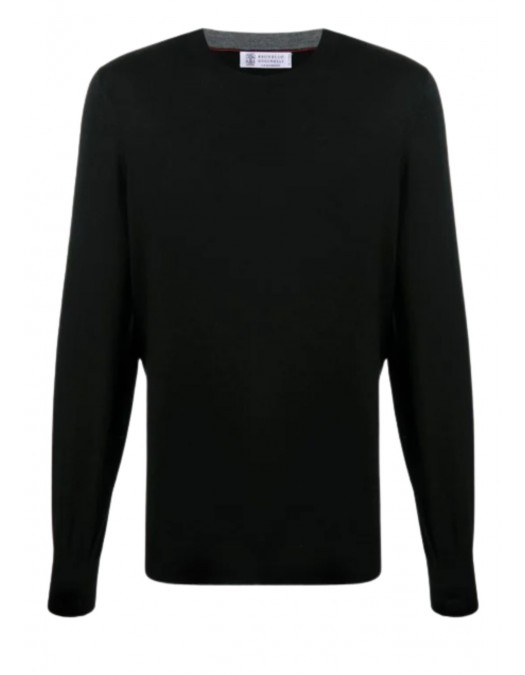 Pulover BRUNELLO CUCINELLI, Long Sleeve Jumper, Black - M2400100CH101 Pulover BRUNELLO CUCINELLI, Long Sleeve Jumper, Black - M2400100CH101