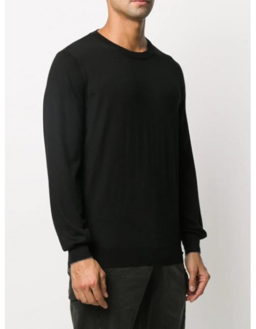 Pulover BRUNELLO CUCINELLI, Long Sleeve Jumper, Black - M2400100CH101