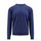 Pulover BRUNELLO CUCINELLI, Long Sleeve Jumper, Blue - M2400100COK52