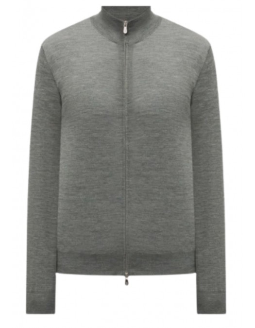 Pulover BRUNELLO CUCINELLI, Gray wool and cashmere cardigan - M2400106CG217 Pulover BRUNELLO CUCINELLI, Gray wool and cashmere cardigan - M2400106CG217