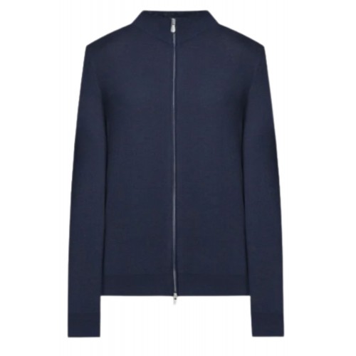 Pulover BRUNELLO CUCINELLI,Blue wool and cashmere cardigan Pulover BRUNELLO CUCINELLI,Blue wool and cashmere cardigan
