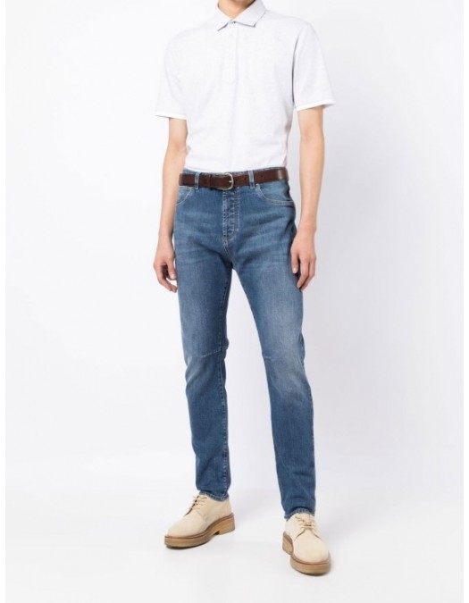 Blugi BRUNELLO CUCINELLI, Leisure-fit straight-leg jeans,Slim FIt - M283PX1290C1471 Blugi BRUNELLO CUCINELLI, Leisure-fit straight-leg jeans,Slim FIt - M283PX1290C1471