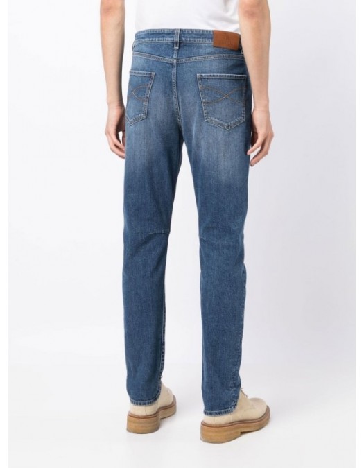 Blugi BRUNELLO CUCINELLI, Leisure-fit straight-leg jeans,Slim FIt - M283PX1290C1471 Blugi BRUNELLO CUCINELLI, Leisure-fit straight-leg jeans,Slim FIt - M283PX1290C1471