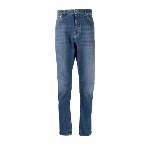 Blugi BRUNELLO CUCINELLI, Leisure-fit straight-leg jeans,Slim FIt Blugi BRUNELLO CUCINELLI, Leisure-fit straight-leg jeans,Slim FIt