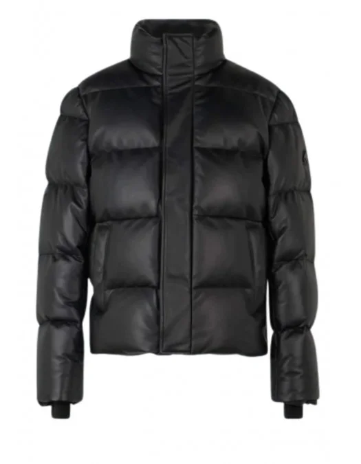 makonojackk Geaca Moose Knuckles, Puffer Design, Black - M34ML311292