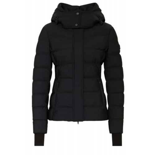 GEACA MOOSE KNUCKLES, NYLUXE MISTI PUFFER, Black GEACA MOOSE KNUCKLES, NYLUXE MISTI PUFFER, Black