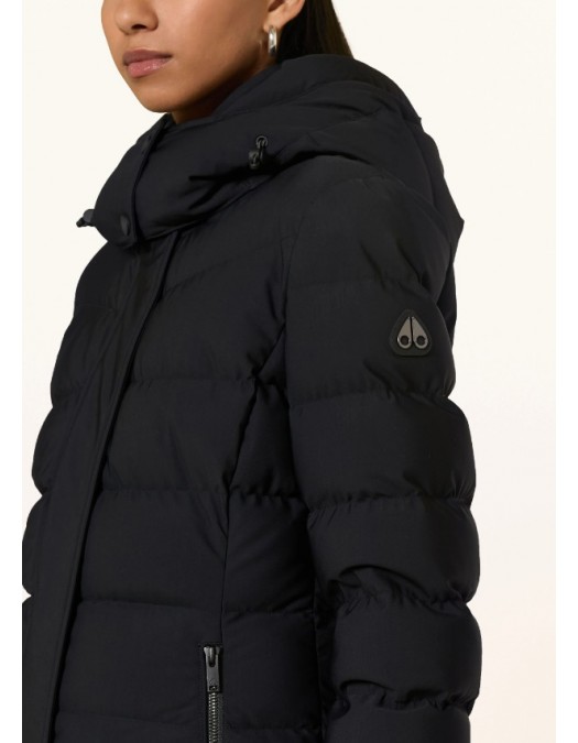 GEACA MOOSE KNUCKLES, NYLUXE MISTI PUFFER, Black - M35LJ136S305 GEACA MOOSE KNUCKLES, NYLUXE MISTI PUFFER, Black - M35LJ136S305