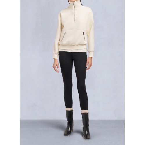 Jacheta Moose Knuckles,MIX MEDIA QUARTER ZIP SWEATER Jacheta Moose Knuckles,MIX MEDIA QUARTER ZIP SWEATER