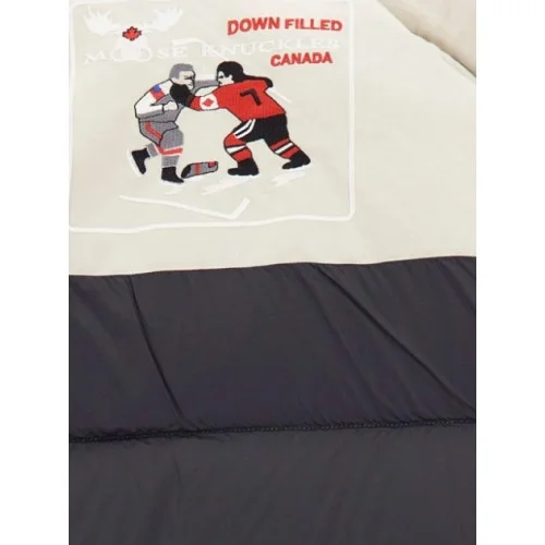 Geaca Moose Knuckles, removable-hood quilted coat