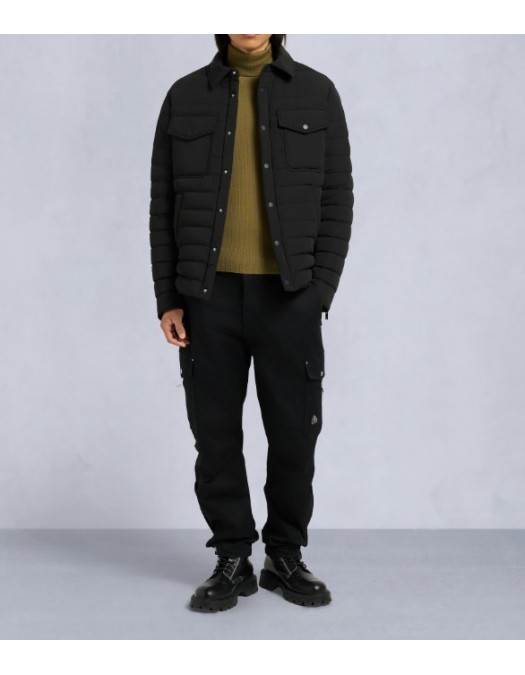 Geaca Moose Knuckles, Men Lennox Shirt,Black - M35MJ183292