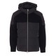 Geaca Moose Knuckles, Black Glenvale Knit Hybrid Jacket - M35MK662292