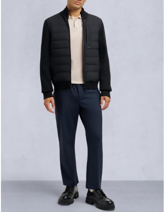 Jacheta Moose Knuckles, Kamet Hybrid Zip Jacket Black - M35MK682313