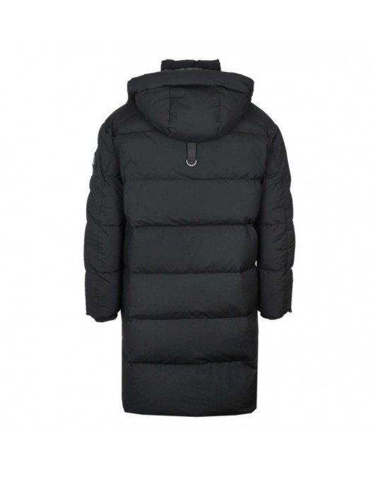 Geaca Moose Knuckles, Everest Long Puffer Jacket in Black - M35MP201BLACK