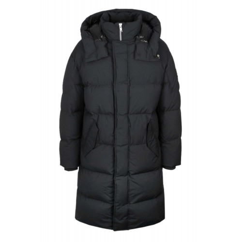 Geaca Moose Knuckles, Everest Long Puffer Jacket in Black Geaca Moose Knuckles, Everest Long Puffer Jacket in Black