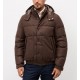 Geaca STEFANO RICCI, Brown quilted wool and cashmere down jacket - M6J5400070MA0020G005 Geaca STEFANO RICCI, Brown quilted wool and cashmere down jacket - M6J5400070MA0020G005