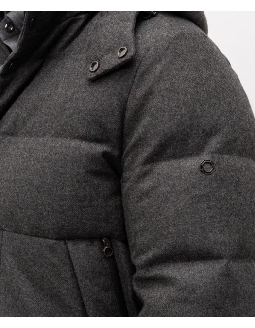 Geaca STEFANO RICCI, Gray wool and cashmere down jacket - M6J5400070MA0020M020 Geaca STEFANO RICCI, Gray wool and cashmere down jacket - M6J5400070MA0020M020