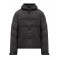 Geaca STEFANO RICCI, Brown quilted wool and cashmere down jacket