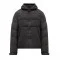 Geaca STEFANO RICCI, Brown quilted wool and cashmere down jacket