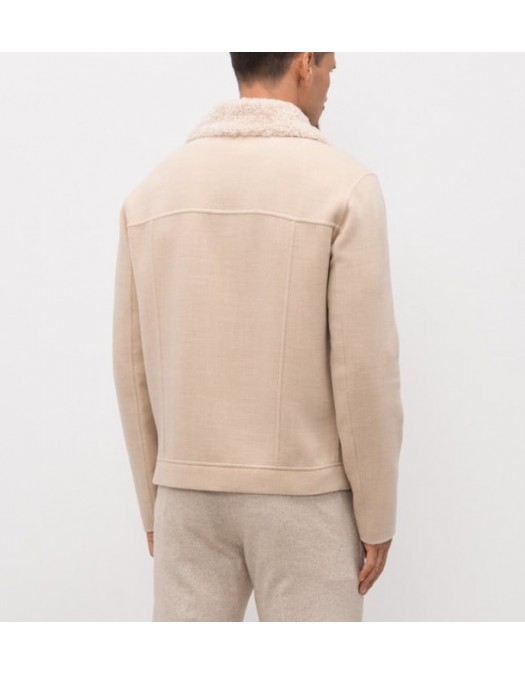 Jacheta STEFANO RICCI, Beige wool jacket - M7J5300044W0001P9010 Jacheta STEFANO RICCI, Beige wool jacket - M7J5300044W0001P9010