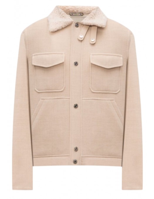 Jacheta STEFANO RICCI, Beige wool jacket - M7J5300044W0001P9010 Jacheta STEFANO RICCI, Beige wool jacket - M7J5300044W0001P9010