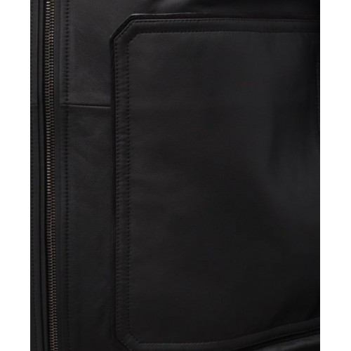 Jacheta STEFANO RICCI, Black nubuck jacket Jacheta STEFANO RICCI, Black nubuck jacket