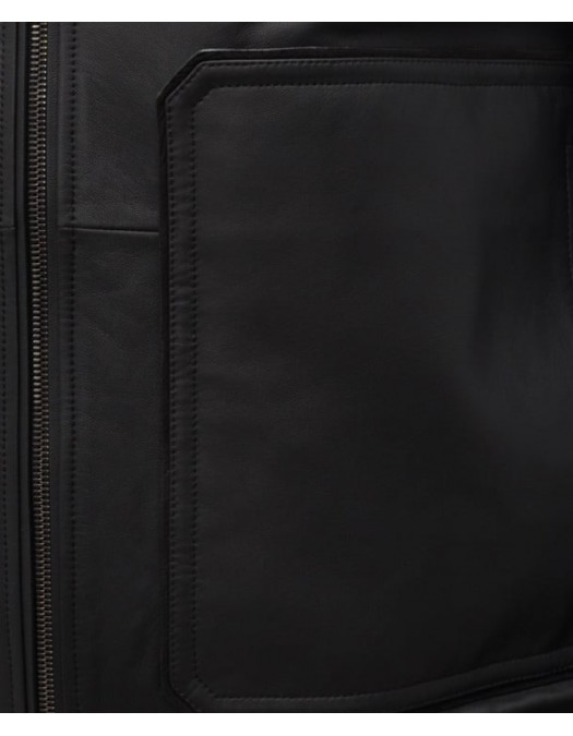 Jacheta STEFANO RICCI, Black nubuck jacket - M7J5300200MKOTGN999 Jacheta STEFANO RICCI, Black nubuck jacket - M7J5300200MKOTGN999
