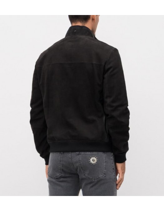 Jacheta STEFANO RICCI, Black nubuck jacket - M7J5300200MKOTGN999 Jacheta STEFANO RICCI, Black nubuck jacket - M7J5300200MKOTGN999