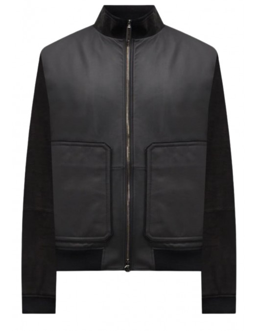 Jacheta STEFANO RICCI, Black nubuck jacket - M7J5300200MKOTGN999 Jacheta STEFANO RICCI, Black nubuck jacket - M7J5300200MKOTGN999