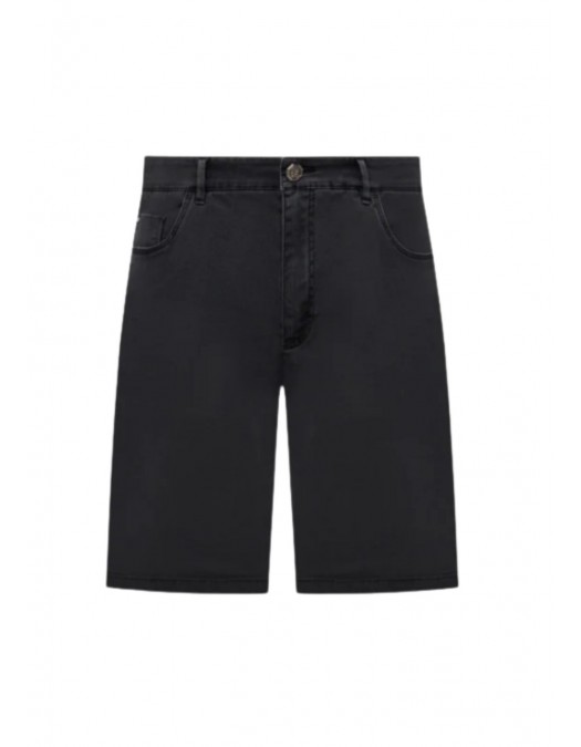 Pantaloni scurti STEFANO RICCI, Logo Insert, Short Model, Black - M8T5102040TSPIBNENE Pantaloni scurti STEFANO RICCI, Logo Insert, Short Model, Black - M8T5102040TSPIBNENE