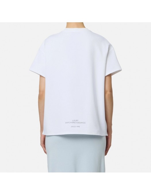 Tricou ELISABETTA FRANCHI, Heavy jersey T-shirt with breast pocket - MA02756E2270 Tricou ELISABETTA FRANCHI, Heavy jersey T-shirt with breast pocket - MA02756E2270