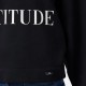 Bluza ELISABETTA FRANCHI,Cotton sweatshirt with lettering print - MD01D56E2110