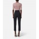 Tricou ELISABETTA FRANCHI,Ribbed knit top with breast pocket - MK10B56E2EA4