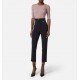 Tricou ELISABETTA FRANCHI,Ribbed knit top with breast pocket - MK10B56E2EA4