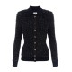 Bluza ELISABETTA FRANCHI, Bouclé cardigan with sequins - MK19Q56E3110 Bluza ELISABETTA FRANCHI, Bouclé cardigan with sequins - MK19Q56E3110