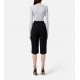 Bluza ELISABETTA FRANCHI,Viscose top with logo details, Starlight - MK21S56E2EA7