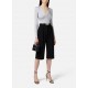 Bluza ELISABETTA FRANCHI,Viscose top with logo details, Starlight - MK21S56E2EA7
