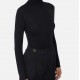 Bluza ELISABETTA FRANCHI,Wool jumper with jacquard micro-logo,Black - MK23S56E2110 Bluza ELISABETTA FRANCHI,Wool jumper with jacquard micro-logo,Black - MK23S56E2110
