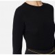 Pulover ELISABETTA FRANCHI,Wool jumper with jacquard micro-logo - MK24S56E2110