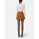 Pulover ELISABETTA FRANCHI,Wool jumper with jacquard micro-logo,White - MK24S56E2360