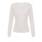 Pulover ELISABETTA FRANCHI,Wool jumper with jacquard micro-logo,White