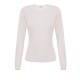 Pulover ELISABETTA FRANCHI,Wool jumper with jacquard micro-logo,White - MK24S56E2360