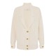 Cardigan ELISABETTA FRANCHI, Bouclé chenille cardigan with jewel buttons - MK44S57E1DZ9 Cardigan ELISABETTA FRANCHI, Bouclé chenille cardigan with jewel buttons - MK44S57E1DZ9