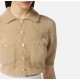 Cardigan ELISABETTA FRANCHI ,Mini cardigan in knit fabric with jewel buttons - MK53T57E2EA2