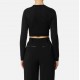 Bluza ELISABETTA FRANCHI,Knit top with sequins, Black - MK56T57E2110