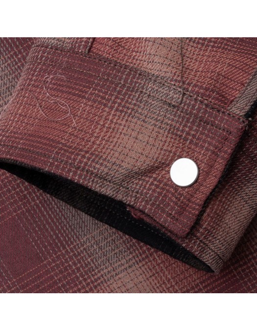 Camasa Represent, BONDED REVERSIBLE CHECK SHIRT - NERO - MLM10010517